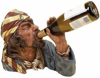 Polystone Pirate Wine Holder Decor With New Look