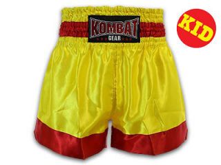 KOMBAT Gear Muay Thai Boxing Shorts for kids  KBT BBS007
