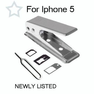 Newly listed A Nano Sim Card Cutter Regular&Micro To Nano For iPhone 5