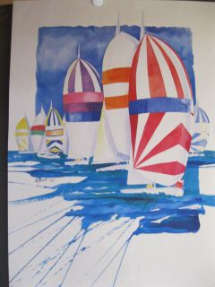 Spinnaker   Sail Boats by Paul Brent
