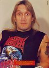 NICKO McBRAIN Mini POSTER / magazine Pin Up #1 uk RARE Iron Maiden