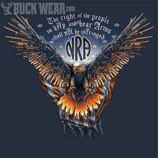 Buck Wear 7315 NRA Gun Wing Eagle NRA Right of the People to Keep
