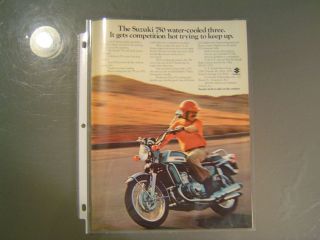 Suzuki and Attex Motorcycle Advertising