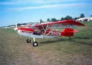Kitfox Series 5 Safari Denney Airplane Wood Model Bg
