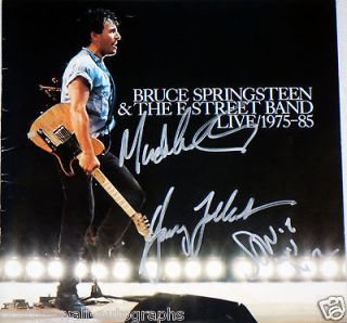 BRUCE SPRINGSTEEN & THE E STREET BAND HAND SIGNED ALBUM BOOKLET X3 W