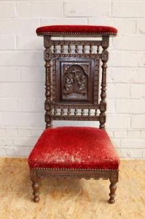 French Breton Prayer Chair