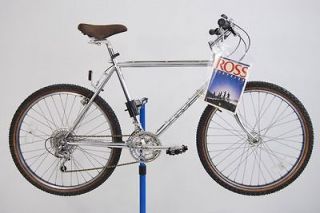 Vintage Ross Mt Whitney Hi Tech Mountain Bike 19.5 Chrome Bicycle