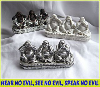 Buddha’s Set Of 3, See, Hear and Speak No Evil / BNIB. Ideal Gift
