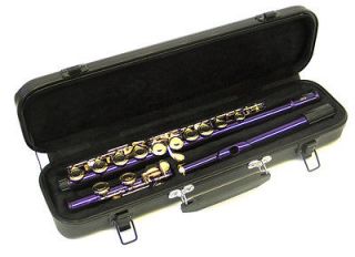 Durand Purple Flute C Key Gold Keys w/Case, Mouthpiece, & Warranty