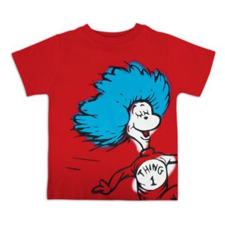 Dr. Seuss Cat in the Hat THING ONE 1 T Shirt 12m 5T