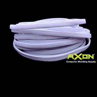 Braided Cable Sleeving   White 5M x 3mm   High Density   PC Modding