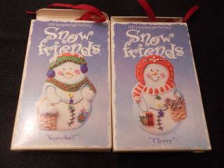 Longaberger Cookie Mold Chilly Snowman 1999 Snow Friends Snowball