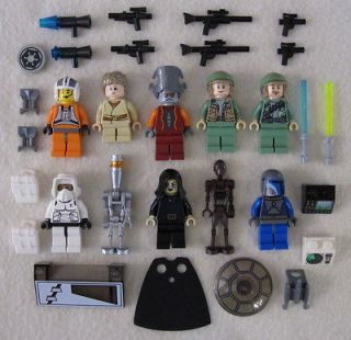 10 NEW LEGO STAR WARS MINIFIG LOT figures people jedi minifigures guys