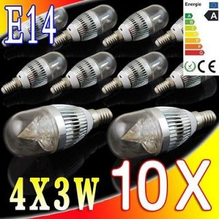 12w Round LED Crystal Light Spot Light Acutal 4.5w bulb lamps 4X3w