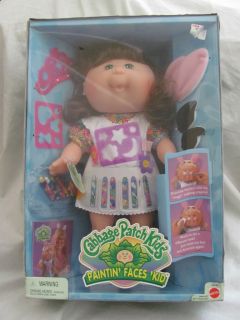 BRAND NEW IN BOX CABBAGE PATCH KIDS PAINTIN FACES KID TESSA NAN BY