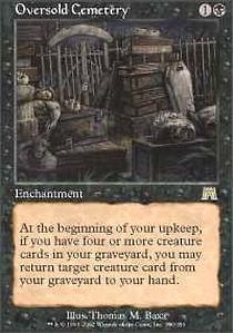 MTG magic cards 1x x1 Oversold Cemetery Onslaught Light Play, English