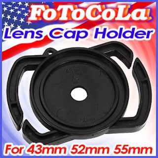 Camera lens cap holder keeper buckle for 43mm 52mm 55mm size Canon