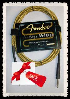 Fender Vintage Tweed 3M Guitar cord 10 monster Cable