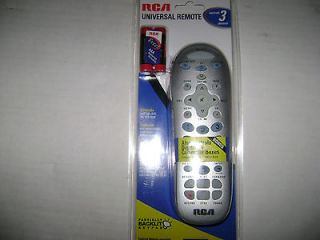 NEW SEALED RCA Universal 3 in 1 Remote Control TV Cable DVD DVR