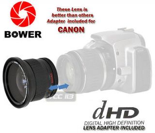 Fish Eye Macro Lens FOR Canon EOS Rebel Digital T3 T3i XSi XT XTi 350D