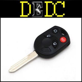 Remote Keyless Key Entry Uncut Fob 4 Button Programming Fit Ford