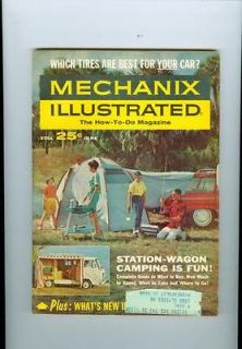 Mechanix Illustrated Magazine Station Wagon Camping, Best Car Tires