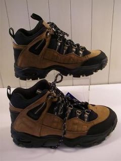 Size 7 NEW Mt. Everest Hiking Trail Boots Leather Brown and Black