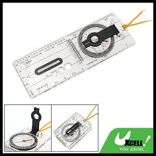 Navigation Camping Baseplate Foldable Compass Ruler Map Qlztz