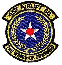 USAF 457th AIRLIFT SQUADRON PATCH