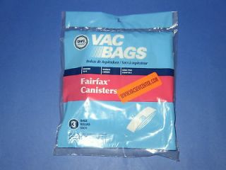 Fairfax Canister Vacuum Cleaner Bags FX 1A