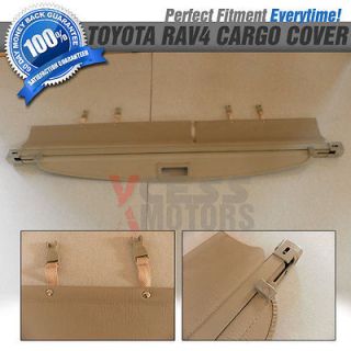 FACTORY RETRACTABLE BEIGE REAR CARGO SECURITY TRUNK COVER (Fits: RAV4