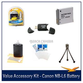 Value Accessory Kit For Canon SX500,SX260,D10,S95 & 500HS
