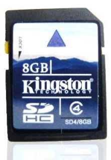 8GB SANDISK MICRO SD HC MEMORY CARD CLASS 4 & ADAPTER & USB CARD