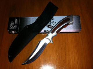 Ridge Runner Fixed Blade Bowie Knife Great Hunting and Fishing Knife