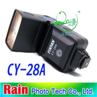 CY 28A Univers Hot Shoe Flash Speedlight for Canon Nikon Pentax Camera