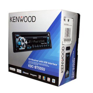 KDC BT555U In Dash Car Stereo Bluetooth CD/ Player USB Receiver