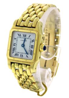 Rare Ladies Cartier Panthere 18K Yellow Gold Mechanical Movement Watch