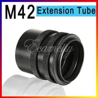 Macro Extension Tube 3 Ring Set Adapter for M42 42mm screw mount