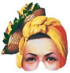 Carmen Miranda Fancy Dress Mask Stag or Hen Party Do Dress Up Karioki