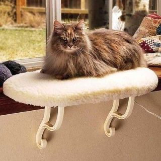 Thermo Kitty Sill Cat window rest heated or unheated soft orthopedic