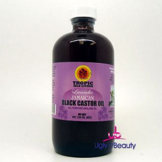 Lavender Jamaican Black Castor Oil by Tropic Isle Living 236 ML (8 OZ)