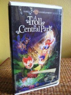 TROLL IN CENTRAL PARK Animated Childrens Movie VHS