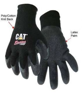 NEW CATERPILLAR BOSS KNIT WRIST CUFF, LATEX COATED FINGER AND PALM