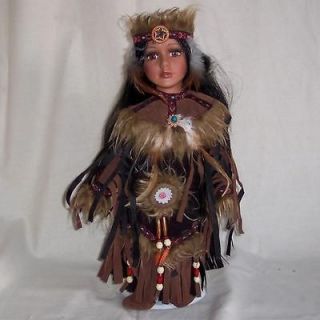 Cathay Porcelain Native American Doll Edie