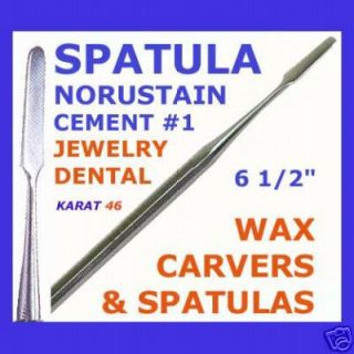 NOURSTAIN CEMENT SPATULA #1 WAX CARVING JEWELRY DENTIST