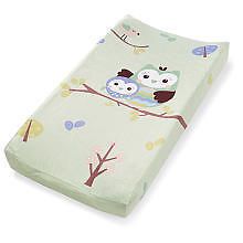 New Ultra Plush Changing Table Pad Cover Owl Who Loves You Sale