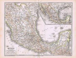Mexico Maps/Atlases in Antiques