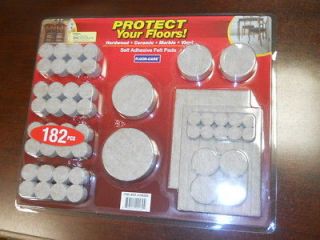 Felt Pads 182 pcs All Popular size Protect Floor Care assorted