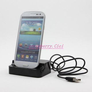 USB Sync Data Charging Dock Station Cradle & Cable for Samsung Galaxy