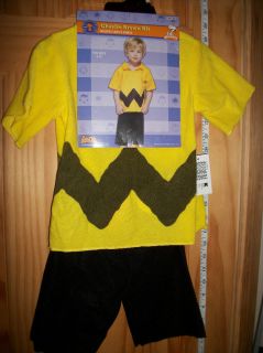 NEW Charlie Brown Toddler Costume 3 4T Peanuts Gang Halloween Party